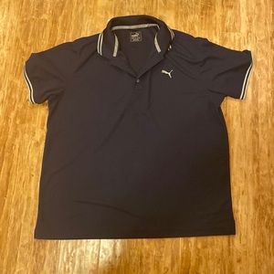 PUMA Golf Polo Shirt Mens Sz xl Royal Blue  Dry Cell